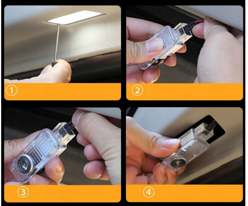 Projektor loga na zem – Door Puddle Light